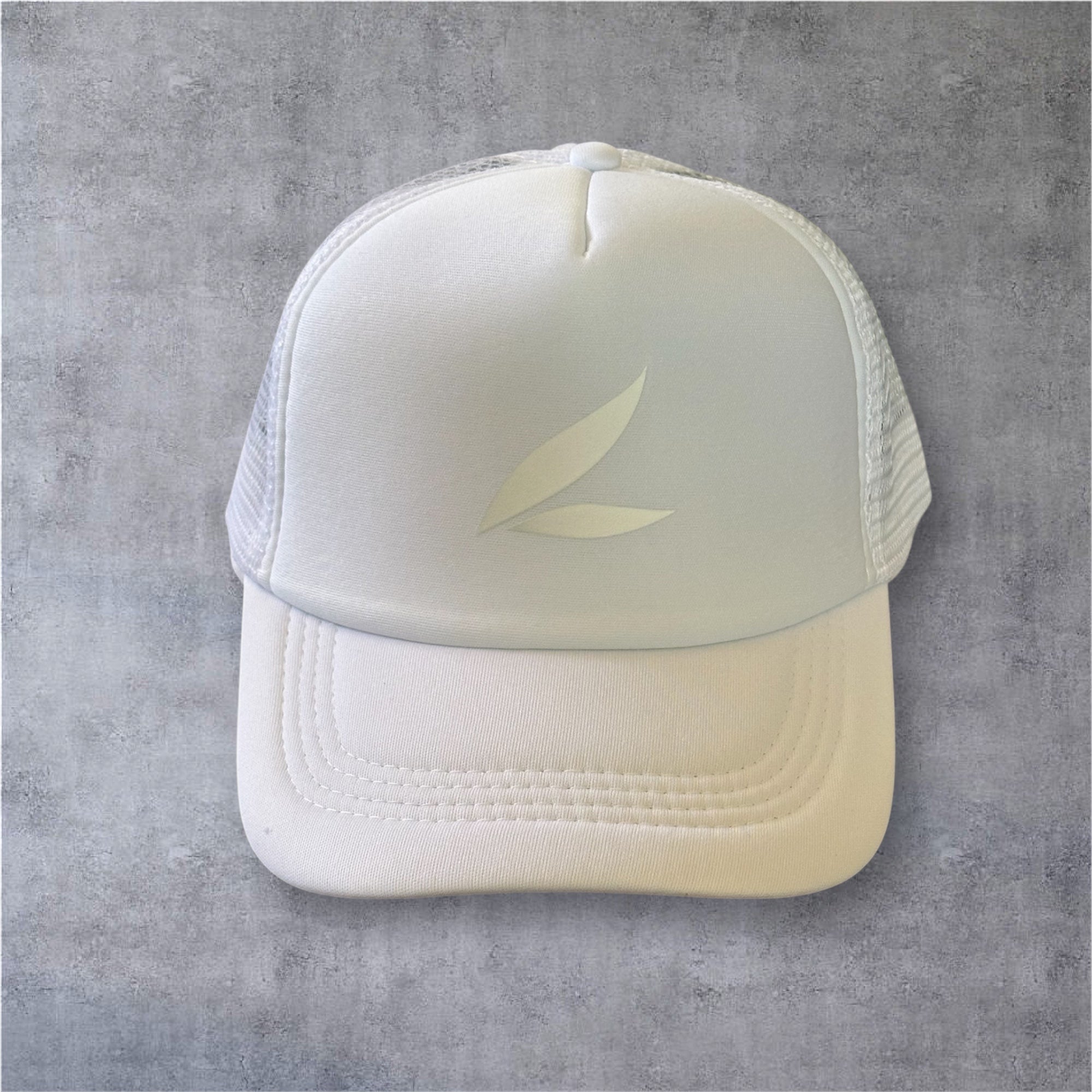 AB Freedom Artist Symbolism Trucker Hat - White w/Ghost Logo