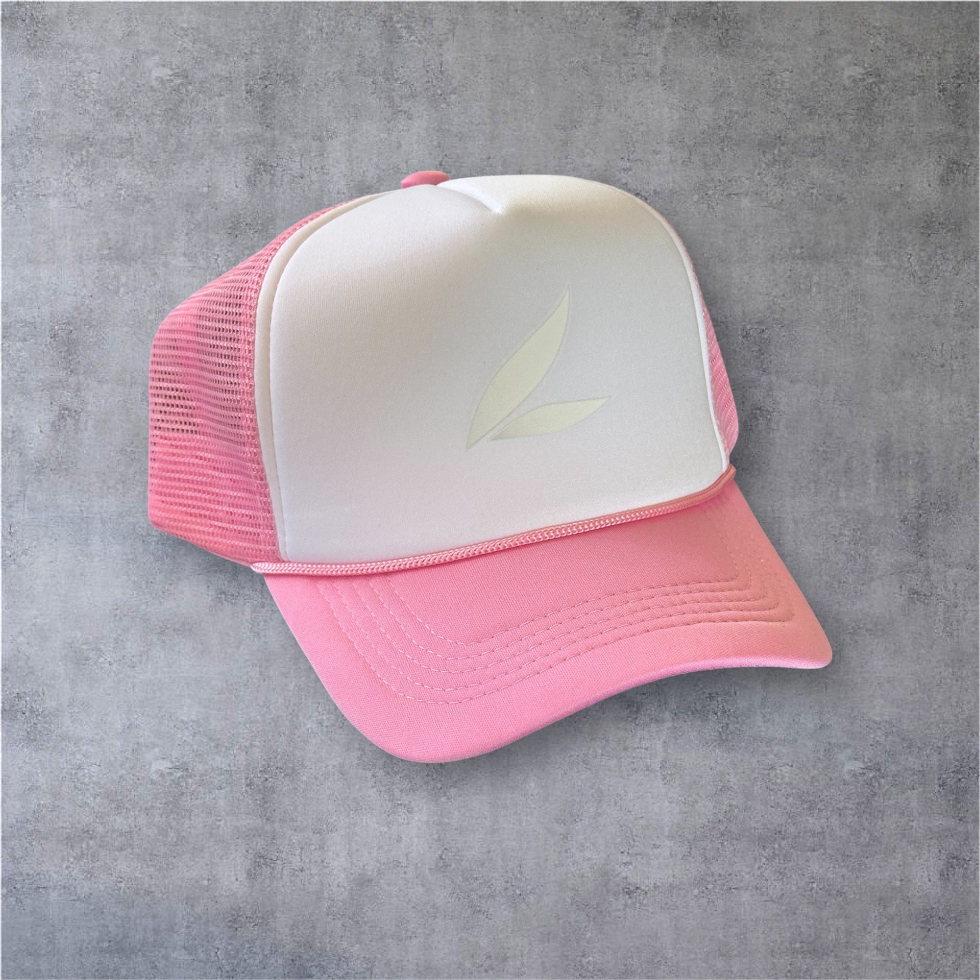 AB Freedom Artist Symbolism Trucker Hat - Pink Ghost Logo